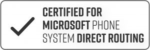 certified for microsoft direct routing image